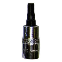 VIM HM-5MM 5mm Hex Bit, 1/4in. Sq Dr Bit Holder