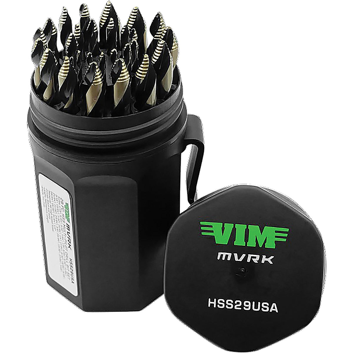 VIM Tools - HSS29USA - 29 Piece HSS Multi-Pilot Drill Bit Set