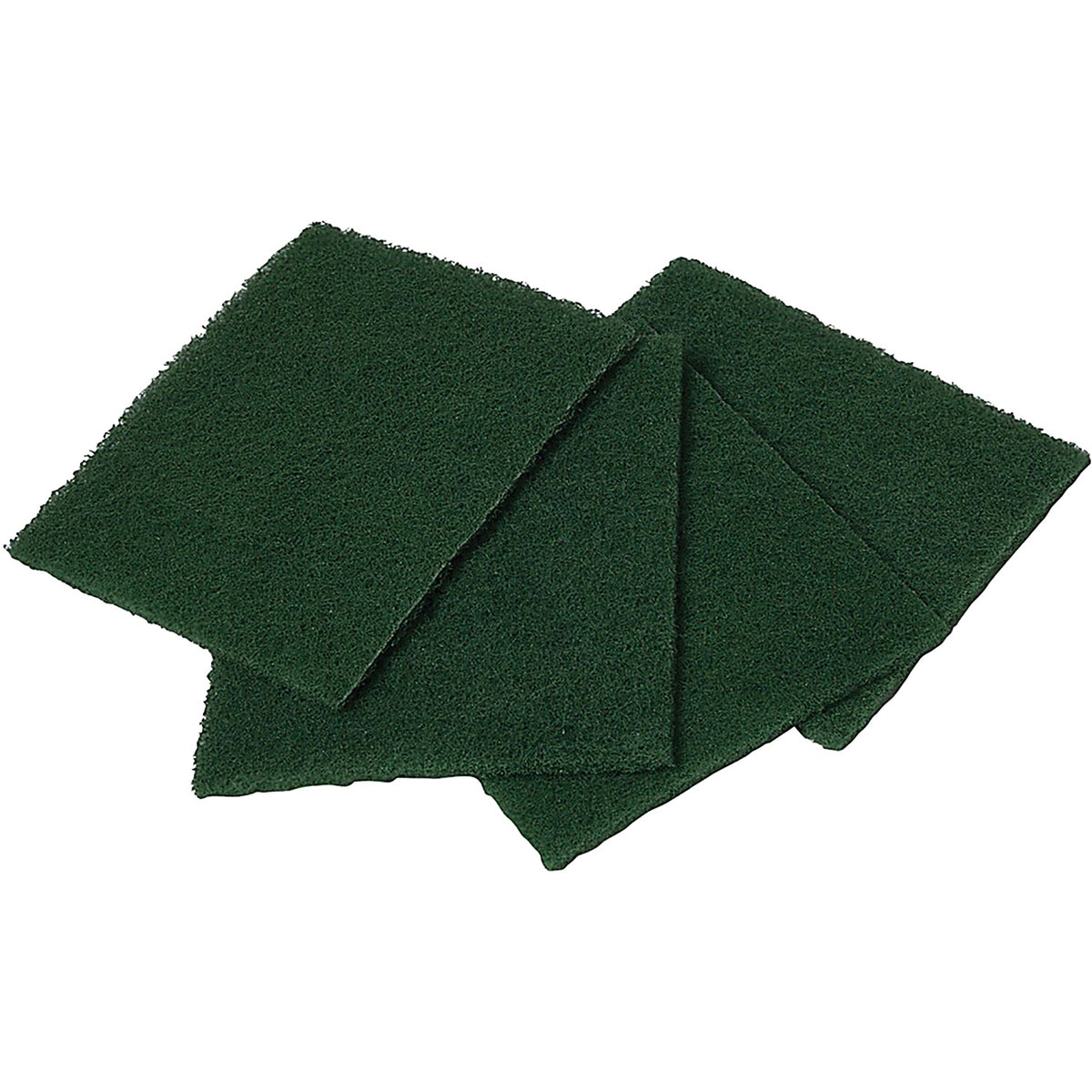Hi-Tech Industries - HT-4510 - Scrub Pad - Green 4.5 Inch X 6 Inch (10 Pads/Pack)