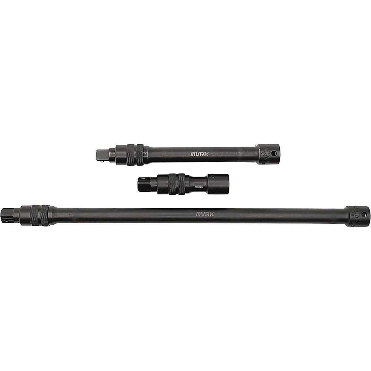 VIM Tools - ILEX600USA - 3 Piece 3/8 ft Drive Impact Locking Extension Set - USA Made