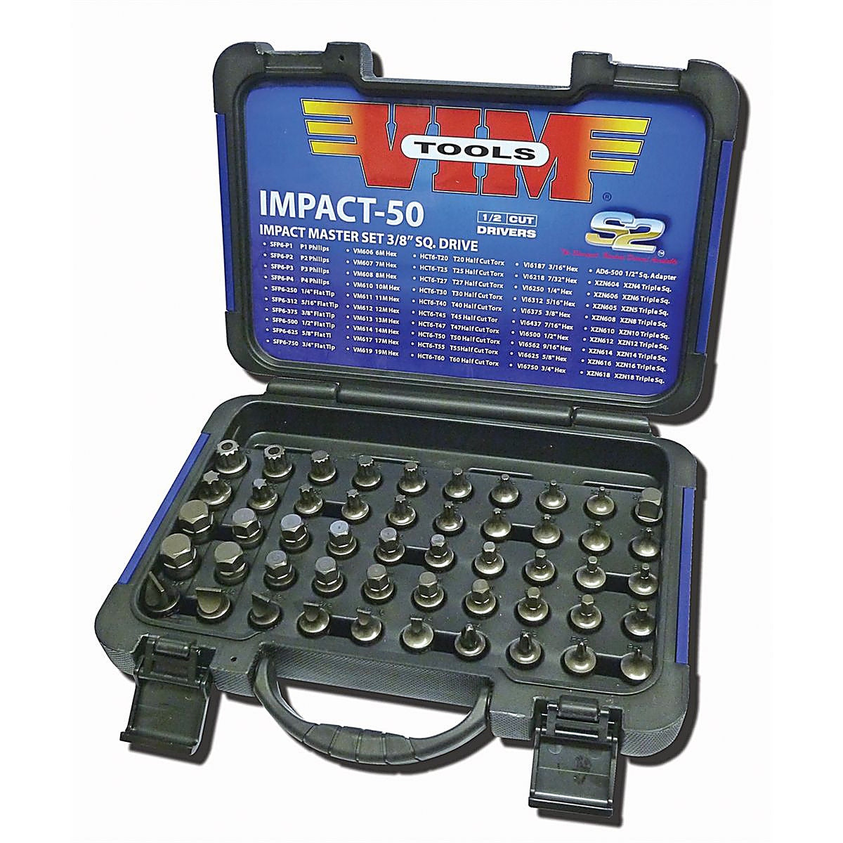VIM IMPACT50 50/pc 3/8in. Square Drive Impact Master Set