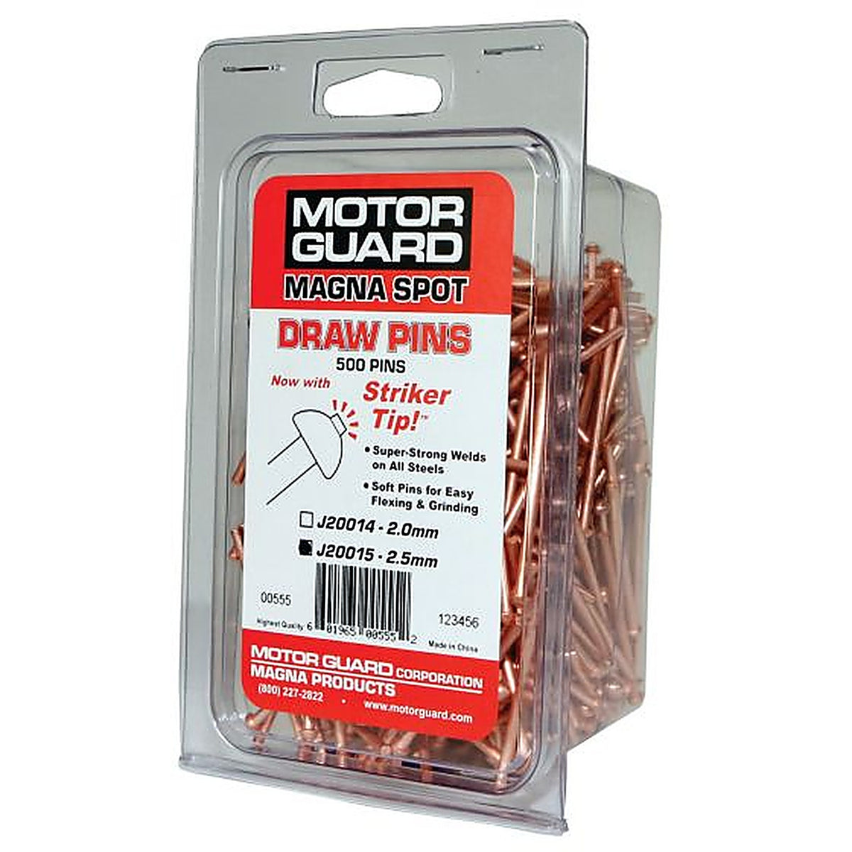 Motor Guard J20015 Draw Pins Bag of 500