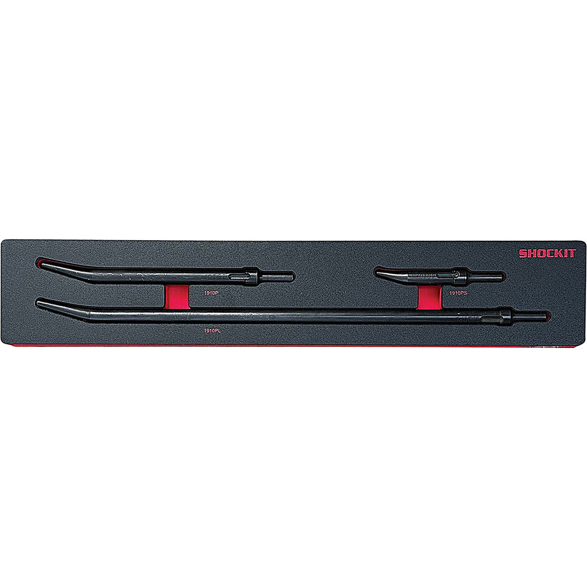 LTI Tools - LT1910PKF - Shock It Punch Kt in HD Eva Foam Tray Non-Turning Slots, .401 Shank Size, mult. Punch Sizes 5.5 22