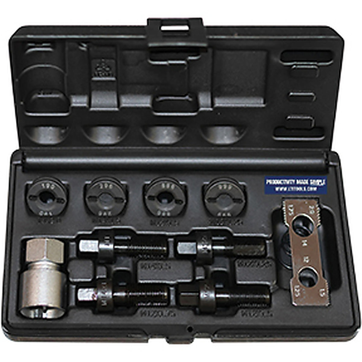 LTI Tools - LT992 - 10 Piece Master Wheel Stud and Bolt Re-Thread Kit