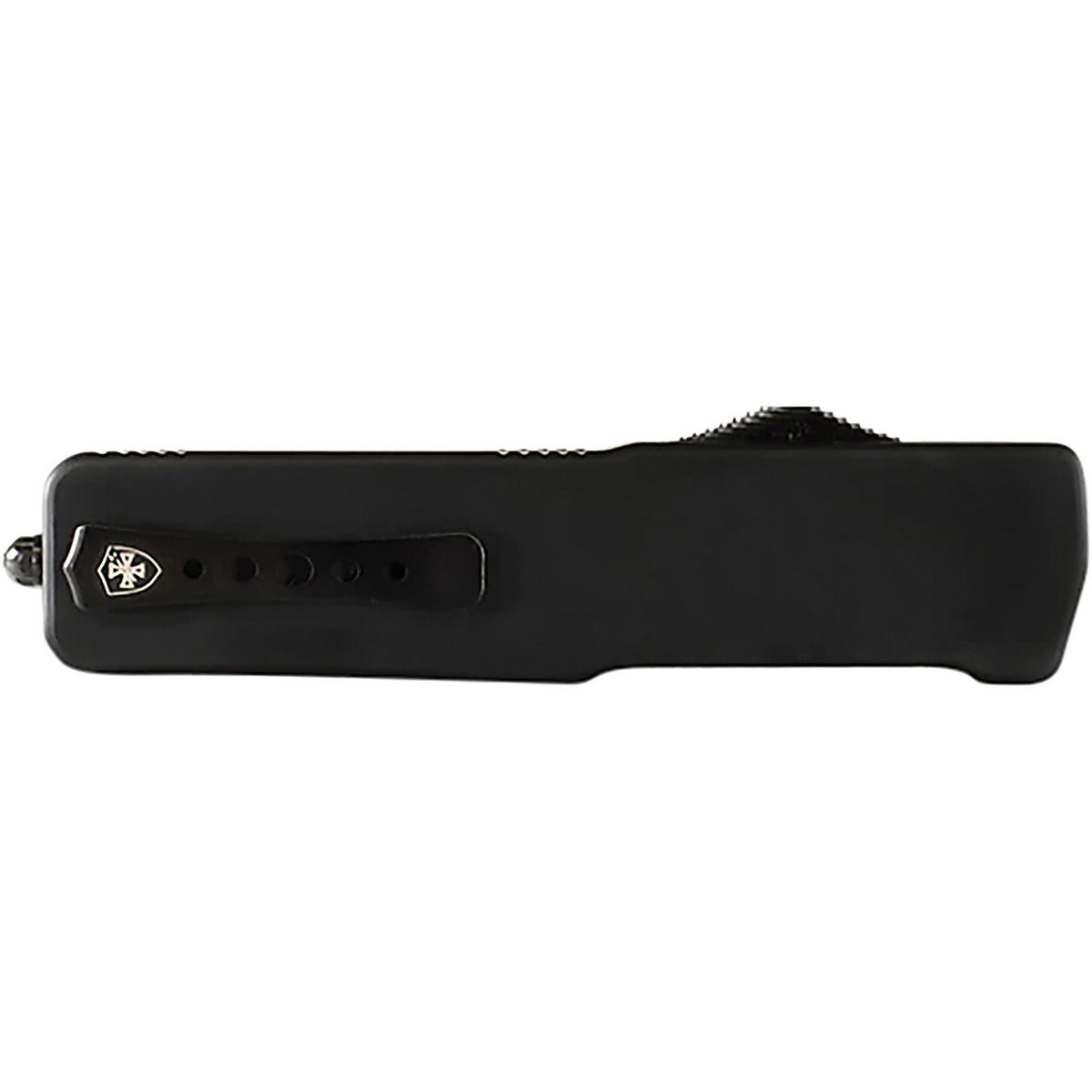 Templar Knife - LZ-BR-42-1 - Large Premium Alloy Weighted Black Rubber Dagger Serrated Black D2