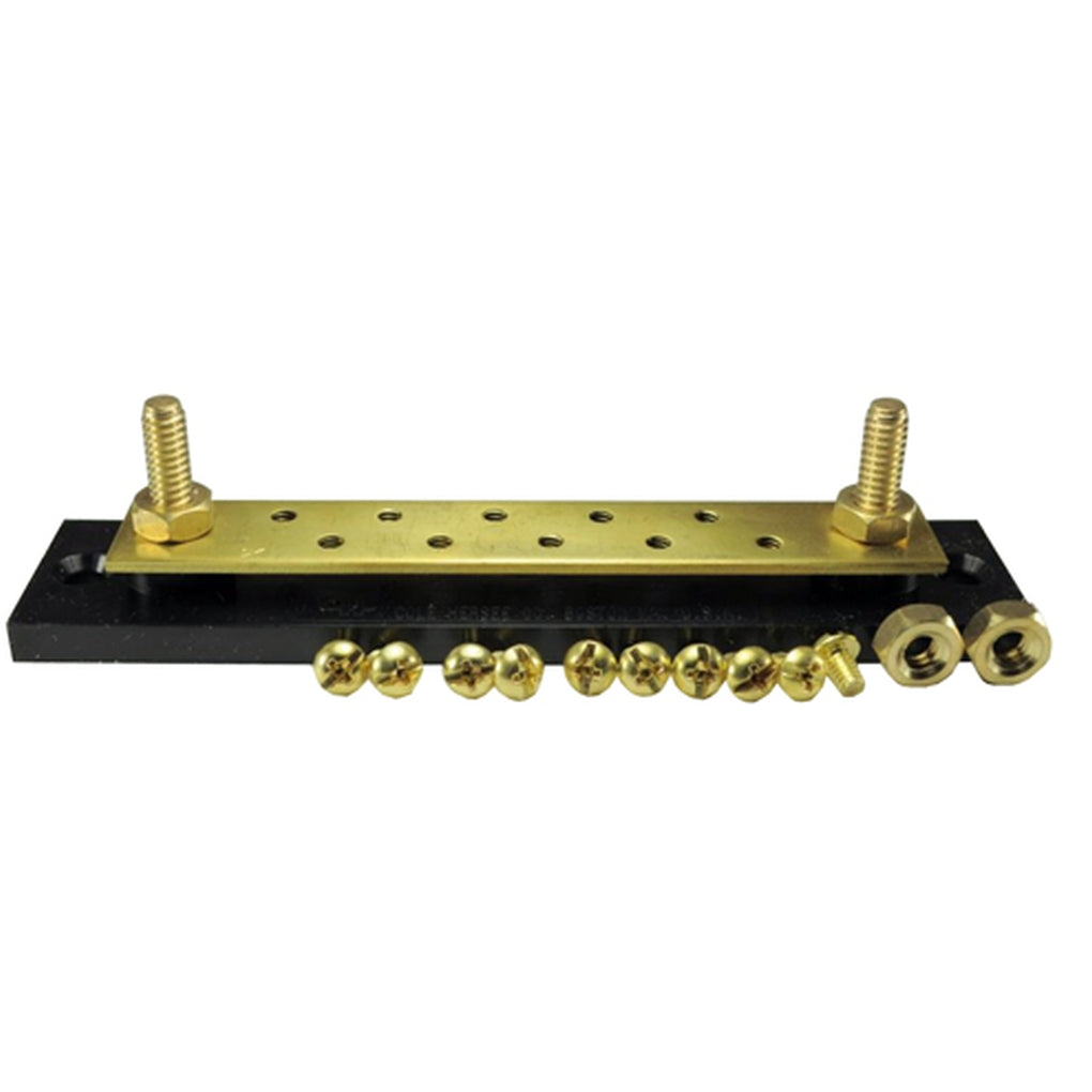 Cole Hersee M-449 Terminal Block,1-Gang Brass