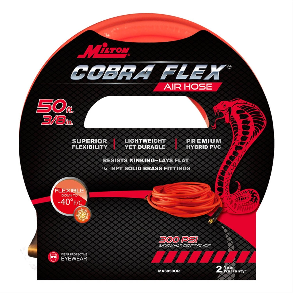 Milton MA3850OR 50 Foot 3/8in. ID Cobra Flex Hose
