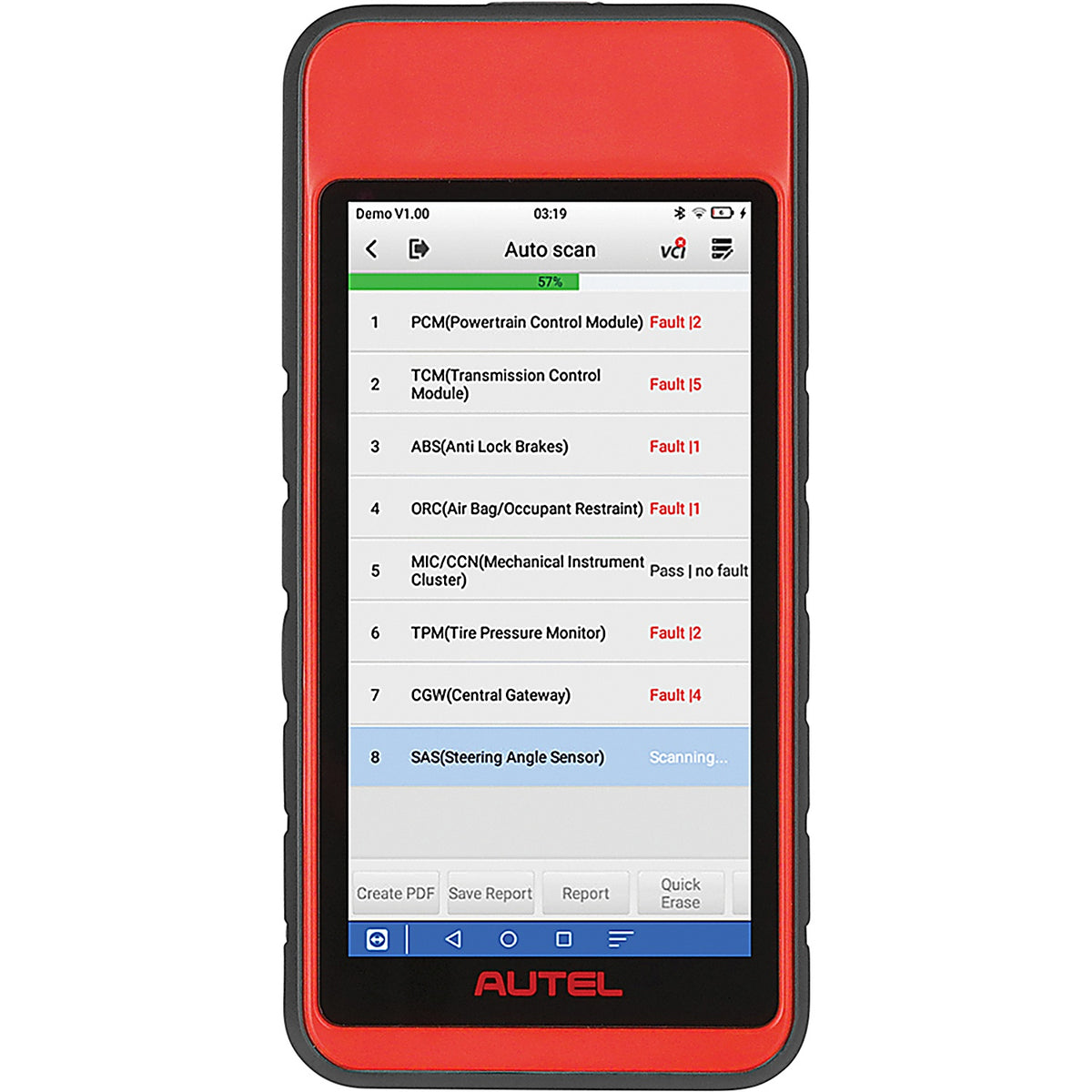 Autel - MD909PRO - The Autel Maxidiag 909Pro Is a Wireless Android-Based All-Systems Scanner.