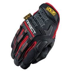 Mechanix Wear MPT52010 M-Pact Impact Protection Gloves, Black/Red, Large