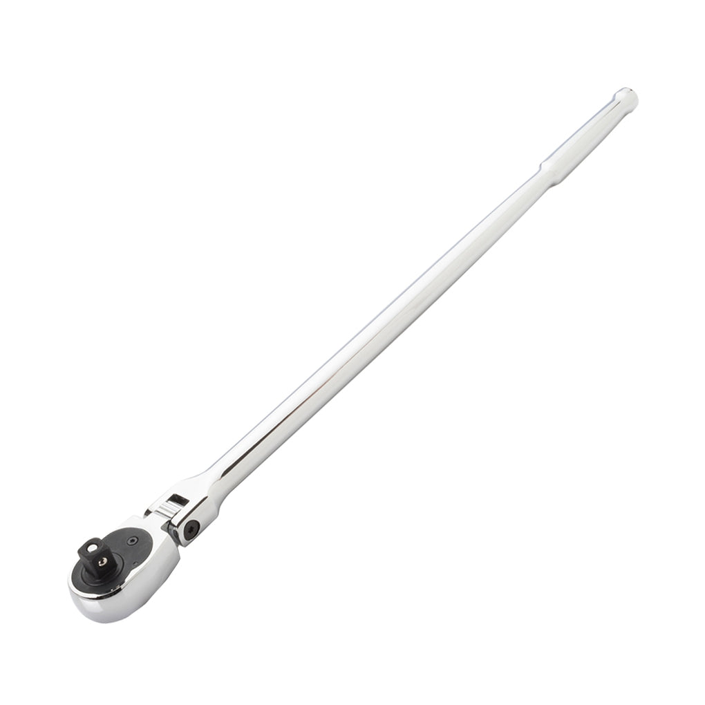 E-Z Red MR1224FL 1/2in. Drive Locking Flexhead Chrome Grip Ratchet, 22in.