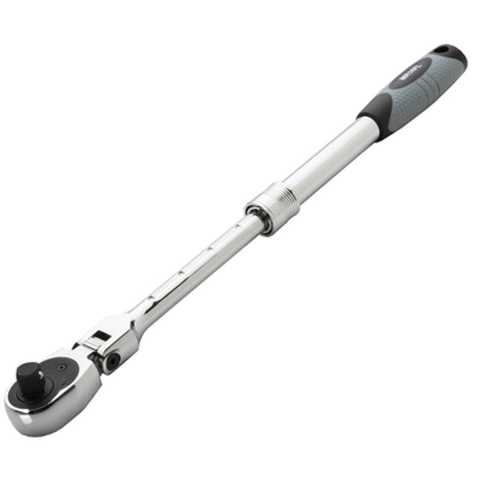 E-Z Red MR14FL 1/4in. Dr Locking Flex Head Extendable Ratchet