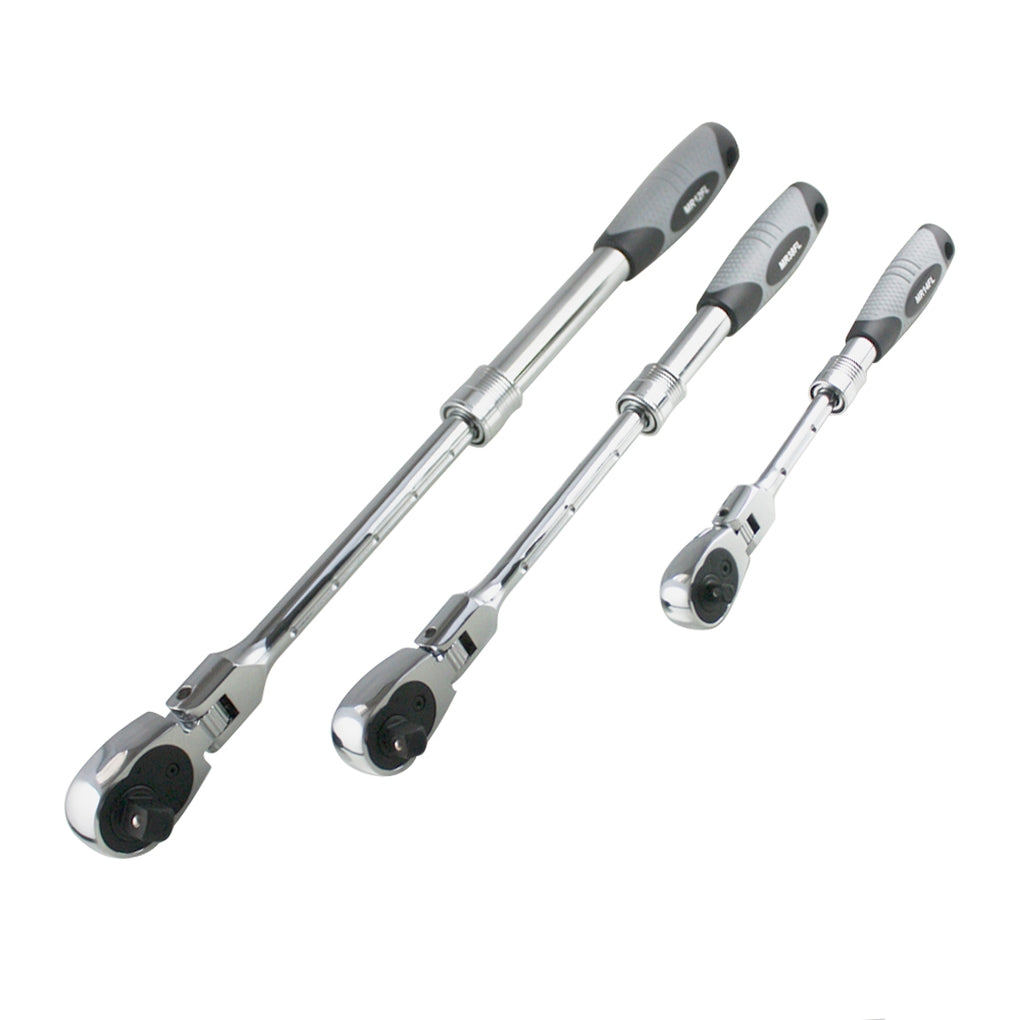 E-Z Red MR482FL 3-Piece Extendable Monster Set-Flex Head-Locking Ratchet Set
