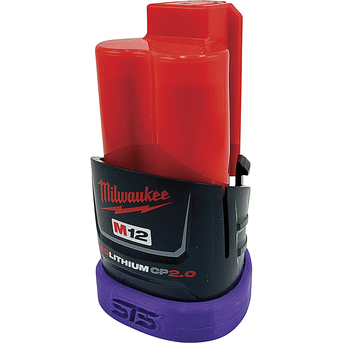 STS Auto Design - MW12TLP - Milwaukee M12 1.5-2.5ah High Output Tri-Lobe Holder