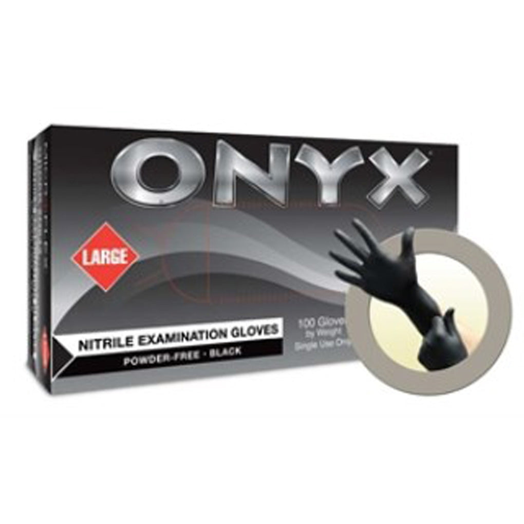 Ansell N64 ONYX Nitrile Black Powder Free XX-Large