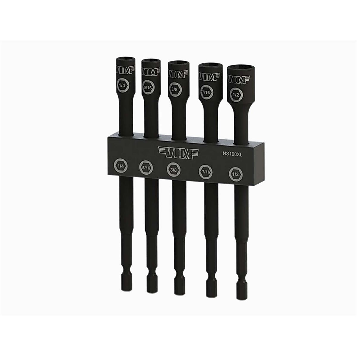 VIM Tools NS100XL 5 Pc. Impact quality nut setter set