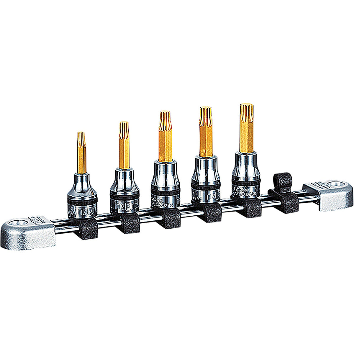 Nepros - NTQ6T05A - Socket Set 3/8 Inch Drive Torx T-Type 5 Piece
