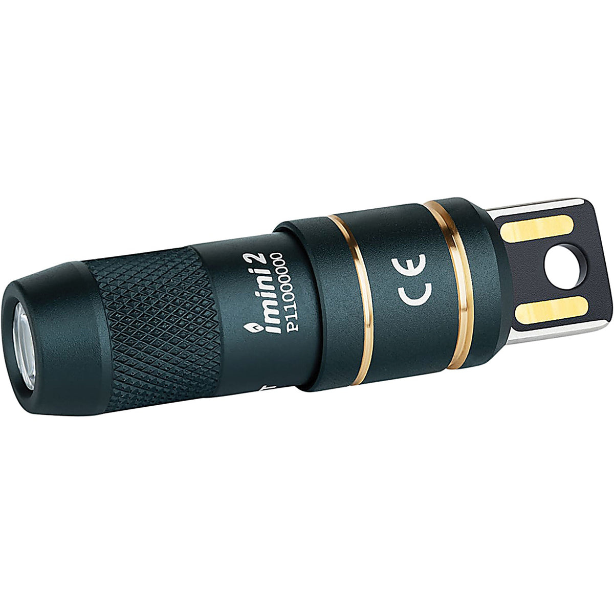 Olight - OLIMINI2DB - Ultra-Compact Keychain Flashlight with USB Charging and Magnetic Hands-Free Use.