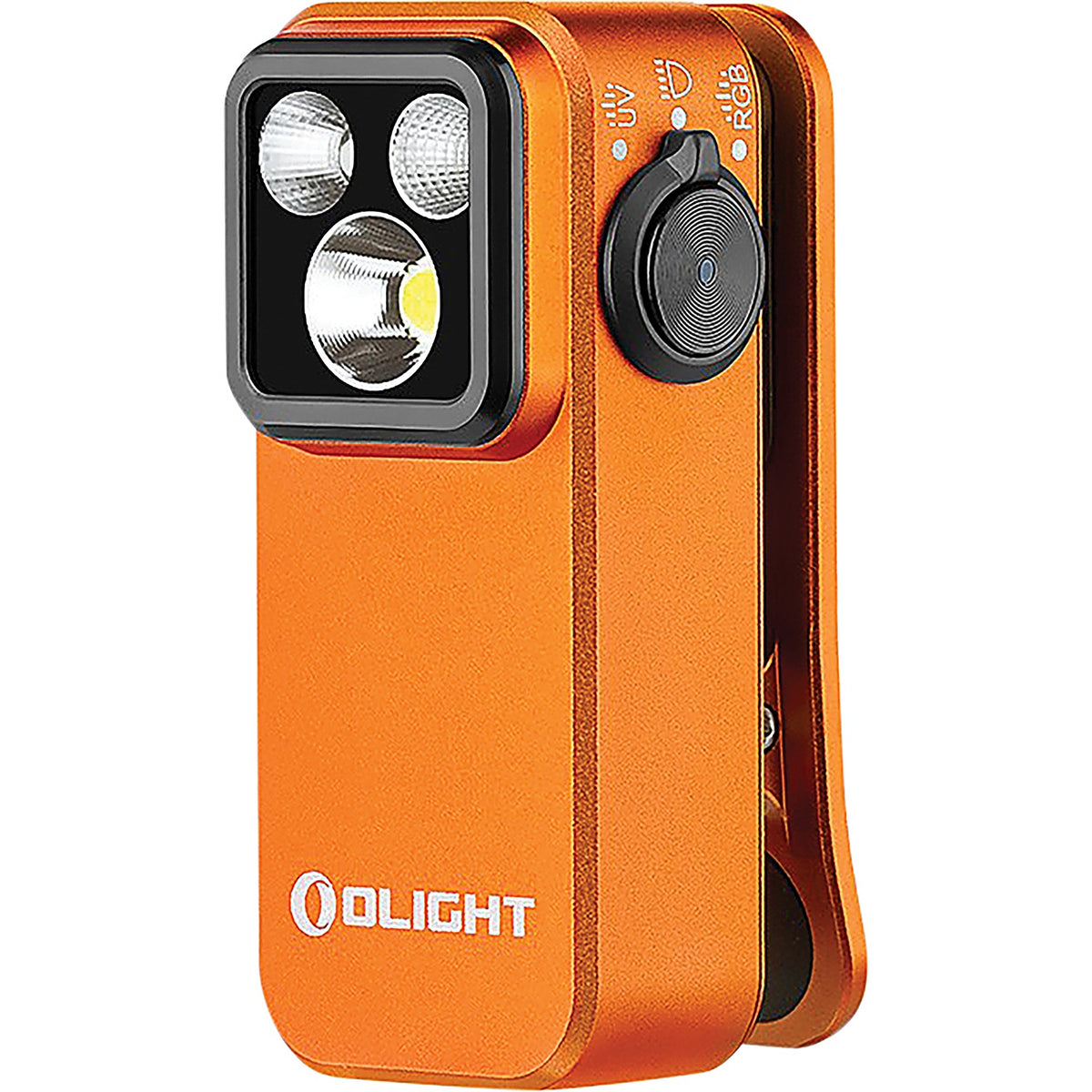 Olight - OLOCLIPPROOG - Compact 3-In-1 Clip Light with Flood, Spot, Red Lighting, Magnetic Carry, and USB-C Charging.