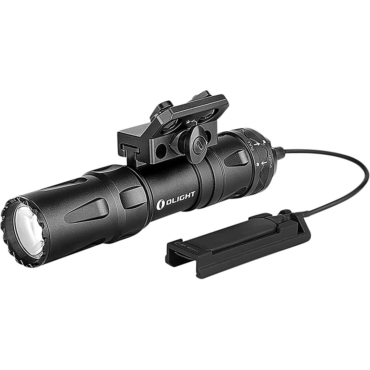 Olight - OLODINMINIBK - Compact High-Output Weapon Light with Secure Mounting and Magnetic Remote Switch.