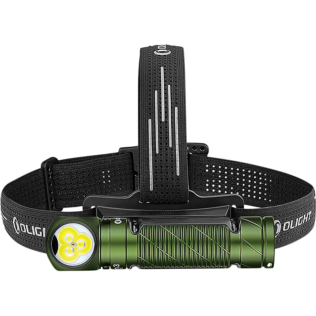 Olight - OLPERUN3ODG - Versatile White and Red Light Flashlight for Hands-Free and Handheld Use.