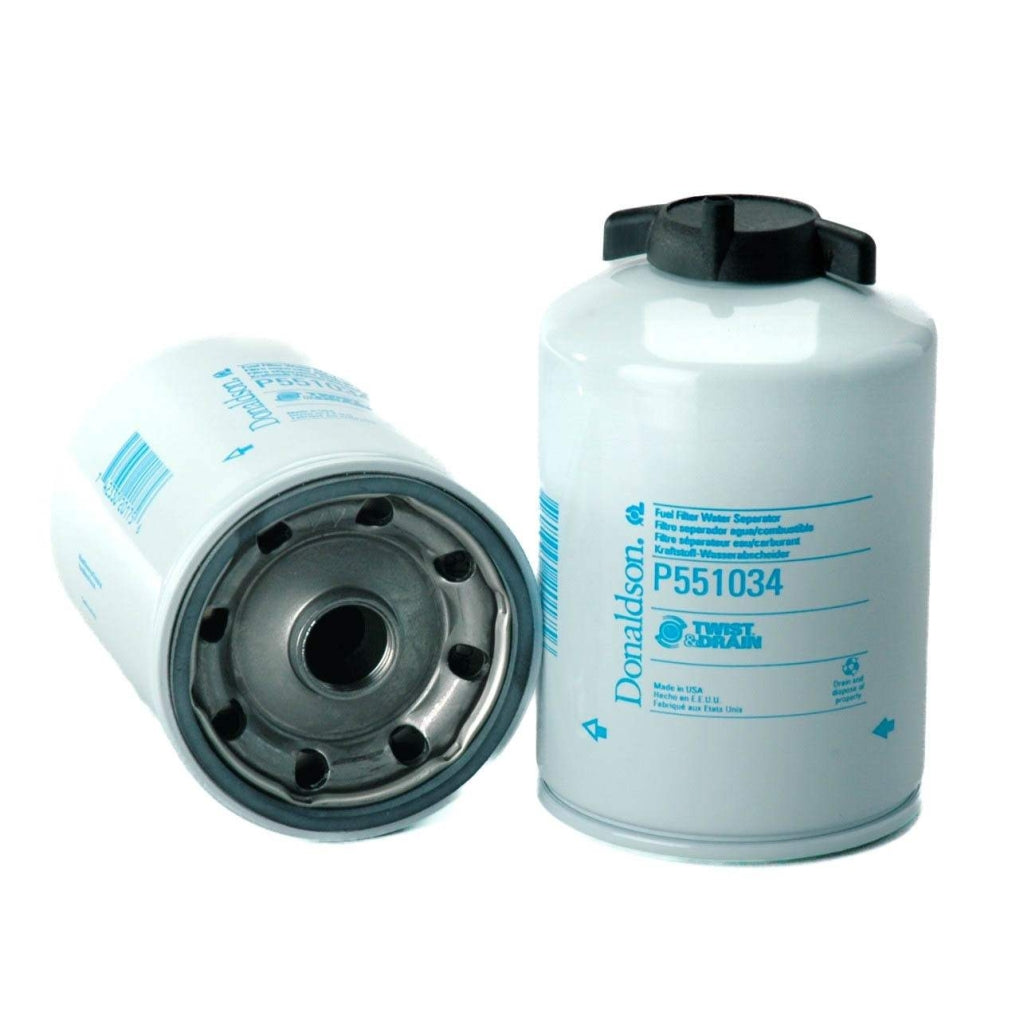 Donaldson P551034 Fuel Filter, Water Separator Spin-On Twist/Drain