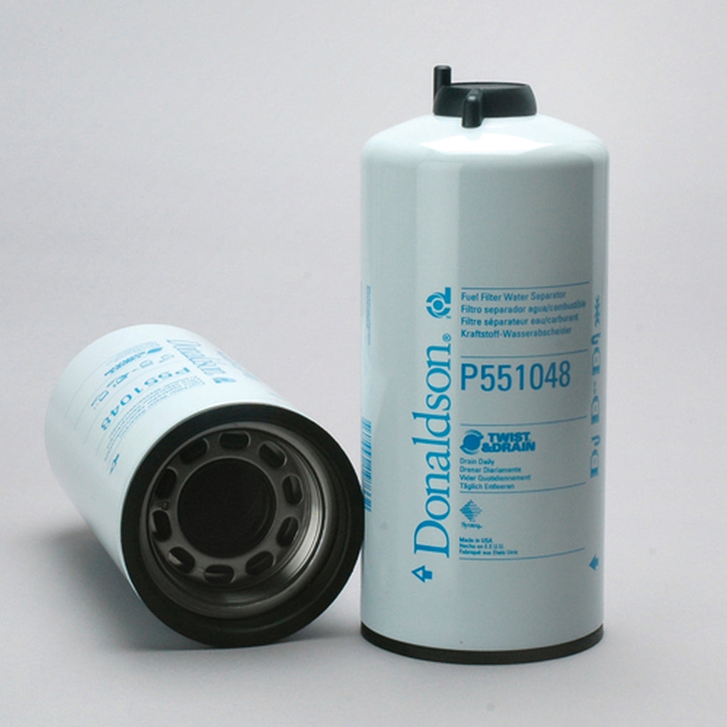 Donaldson P551048 Fuel Filter, Water Separator Spin-on Twist/Drain
