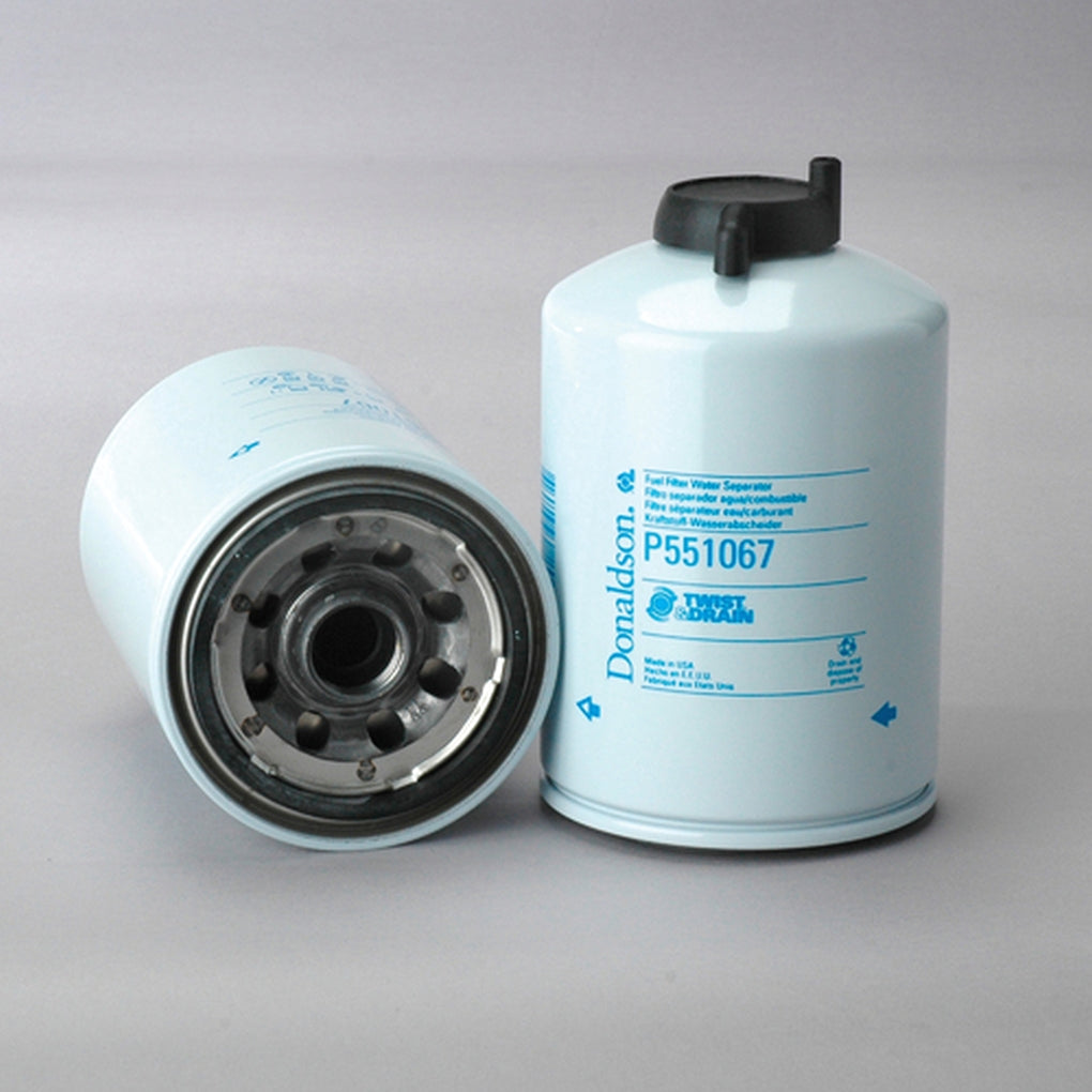 Donaldson P551067 Fuel Filter, Water Separator Spin-On Twist/Drain