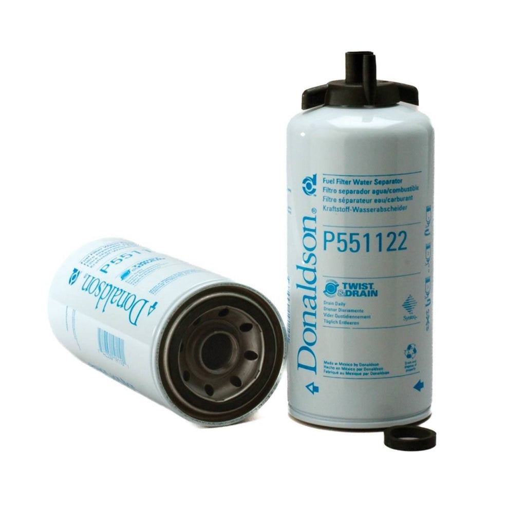 Donaldson P551122 Fuel Filter, Water Separator Spin-On Twist/Drain