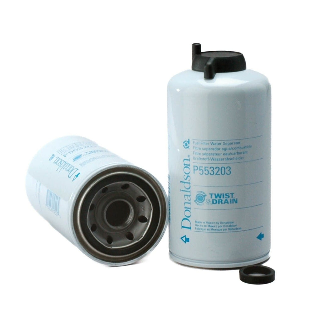Donaldson P553203 Fuel Filter, Water Separator Spin-On Twist/Drain