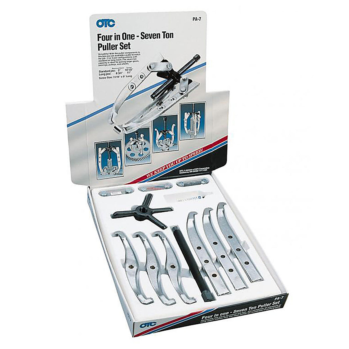 OTC PA7 7-Ton Capacity Four-In-One Puller Set