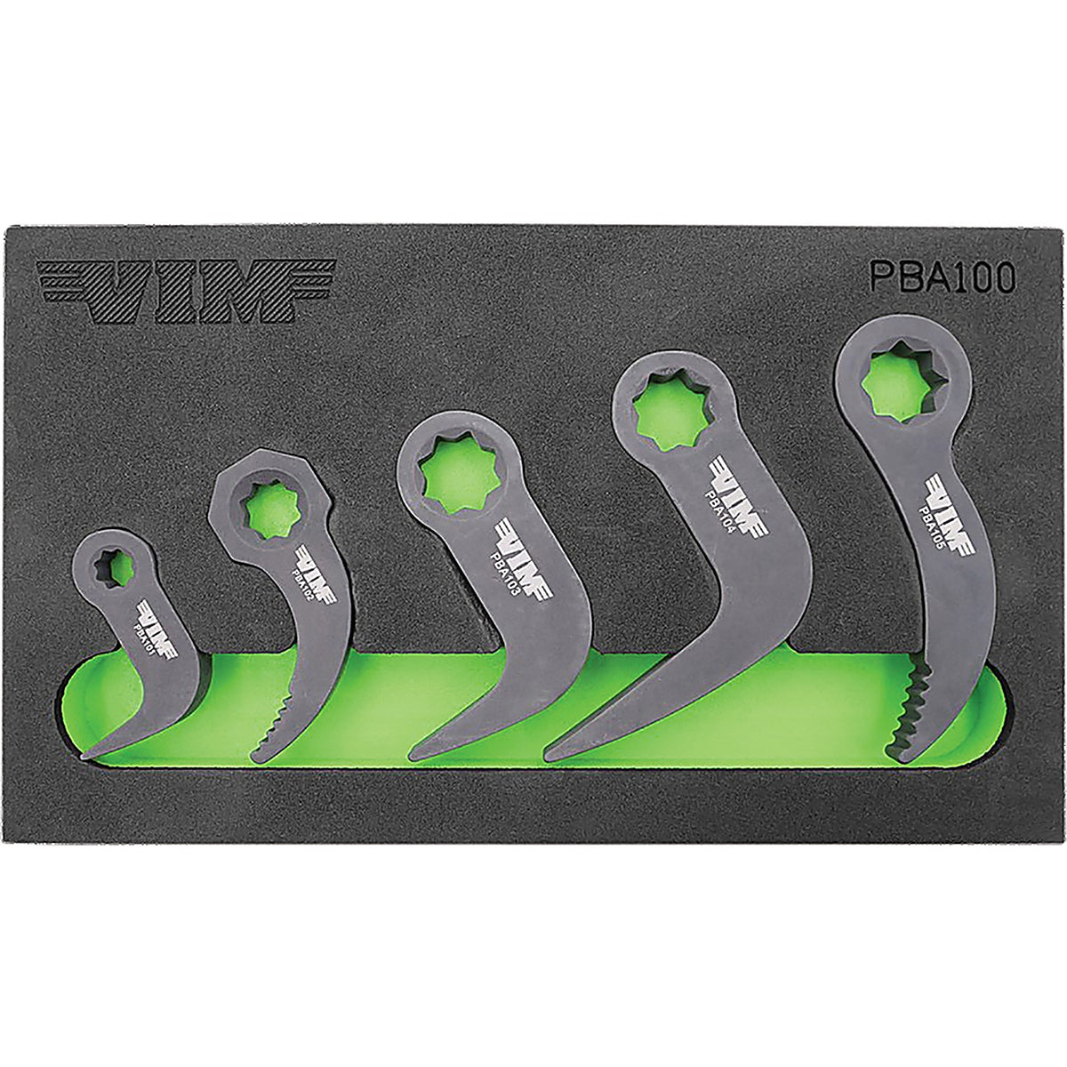 VIM Tools - PBA100 - 5 Piece Pry Bar Attachment Set