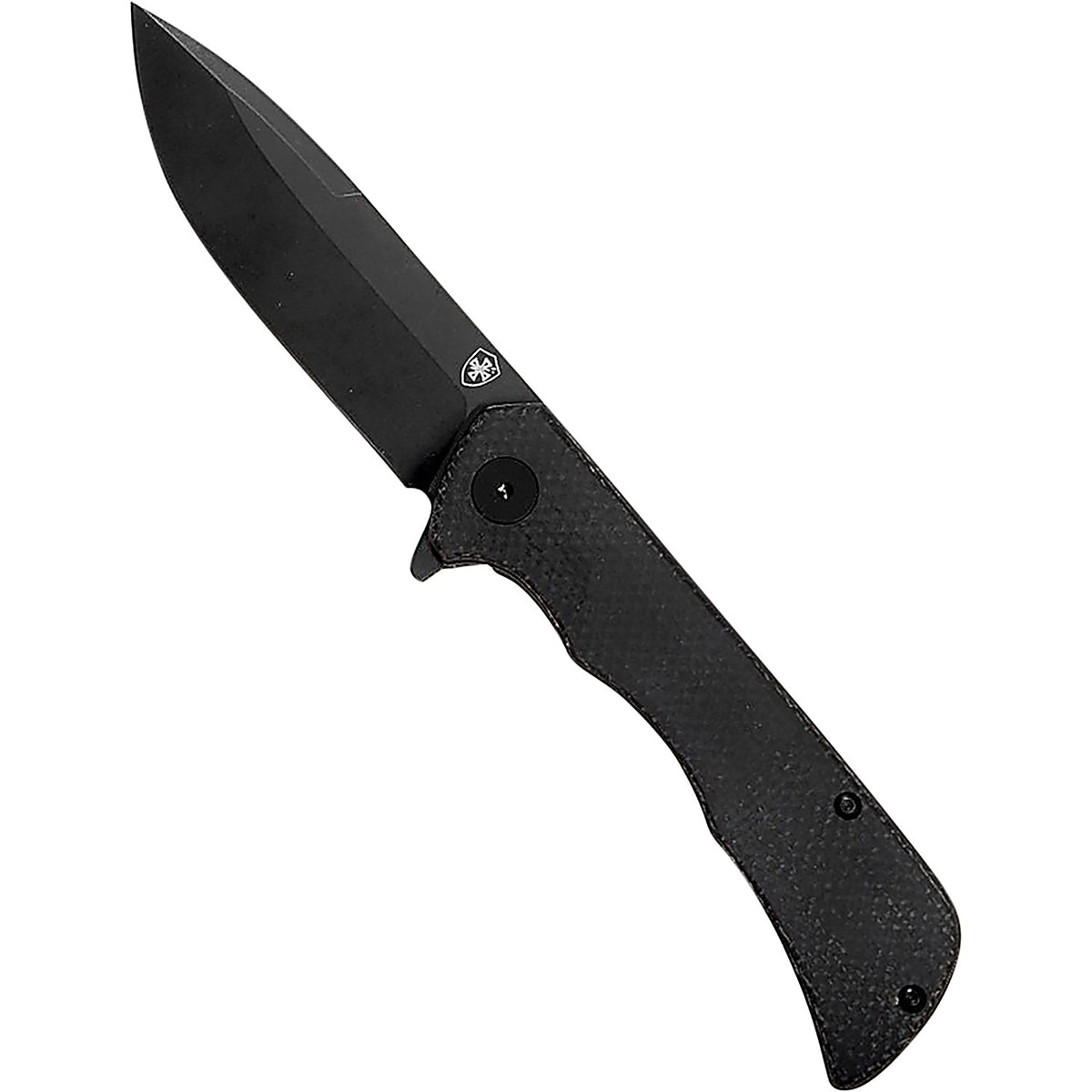 Templar Knife - PF-MBK-32-1 - Paladin Linerlock Folder Black Micarta Black Drop D2