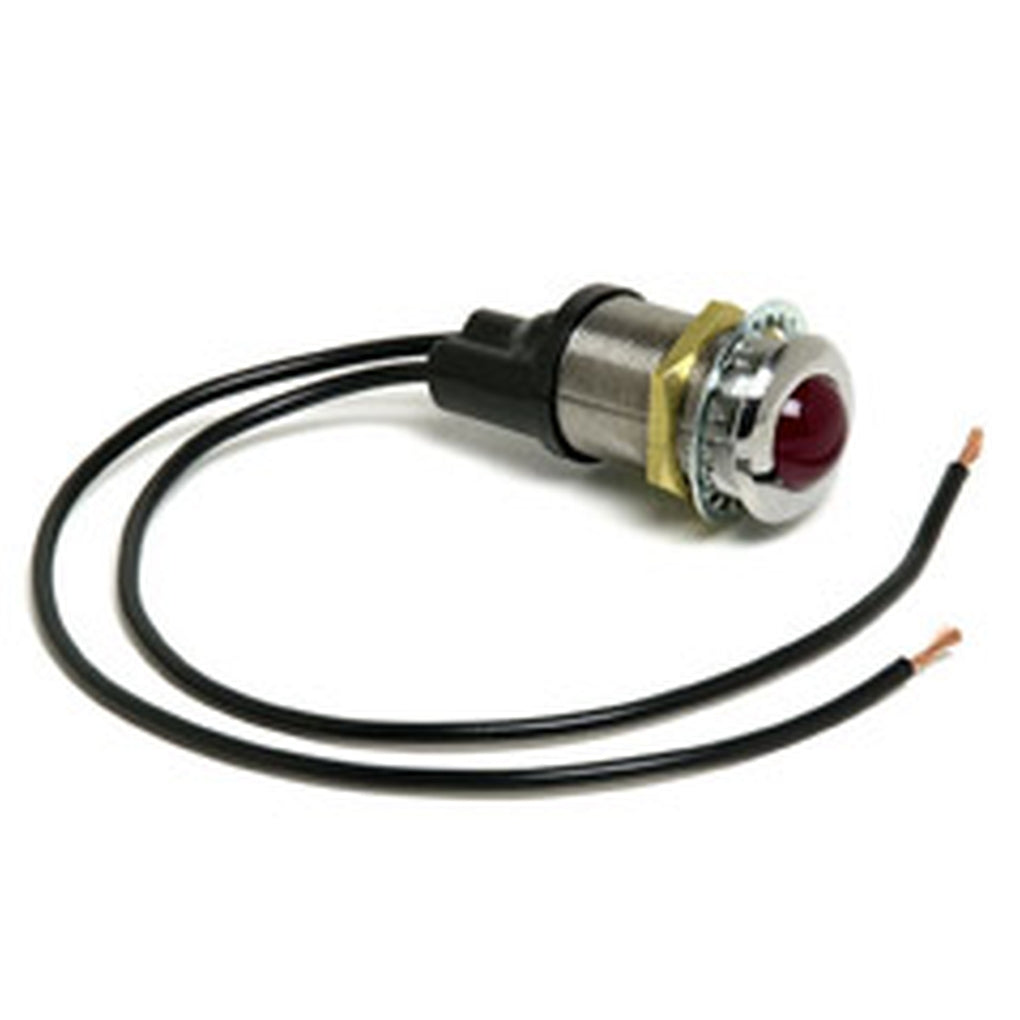 Cole Hersee PL-20-RC000 Pilot Light, Red Lens