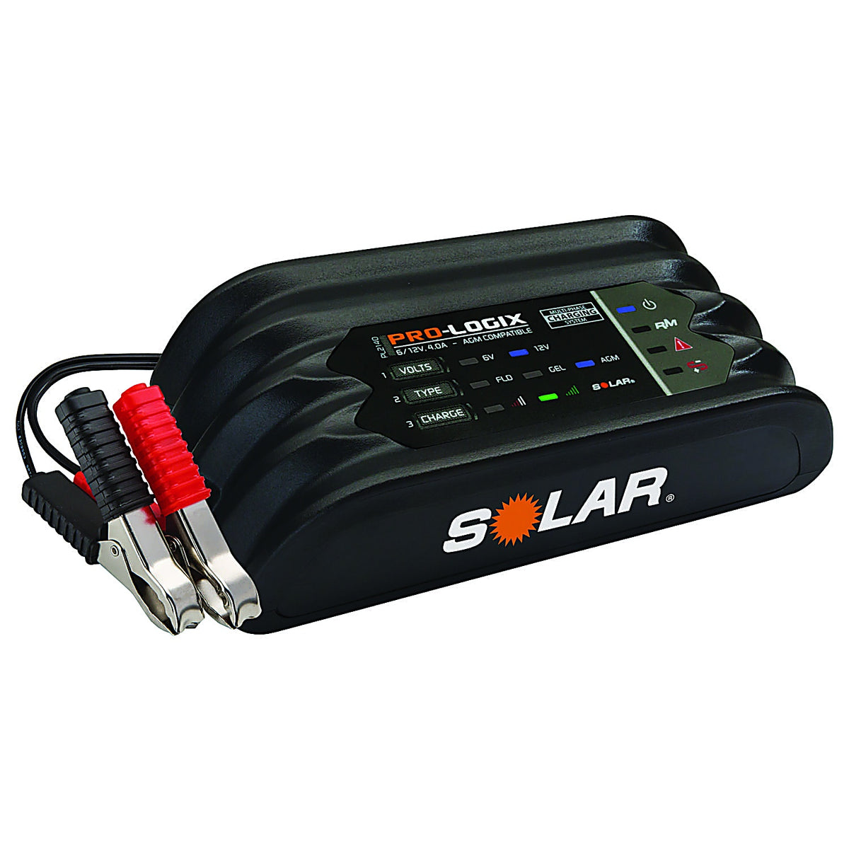 Solar PL2140 6/12V 4.0 Amp Pro-Logix Automatic Battery Charger/Maintainer