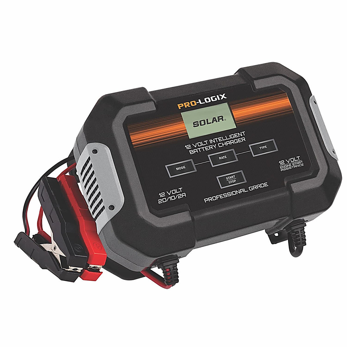 Solar PL2545 12V, 20/10/2A Intelligent Battery Charger with Engine Start Assistance
