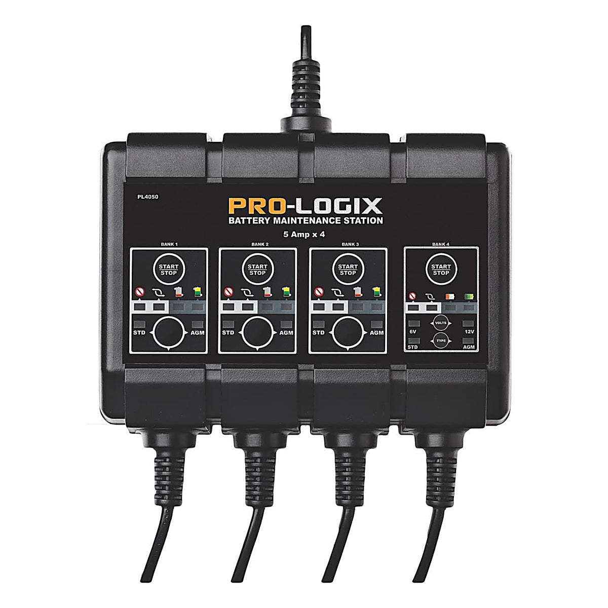 Solar - PL4050 - 6/12v 4 X 5a Battery Maintenance Station