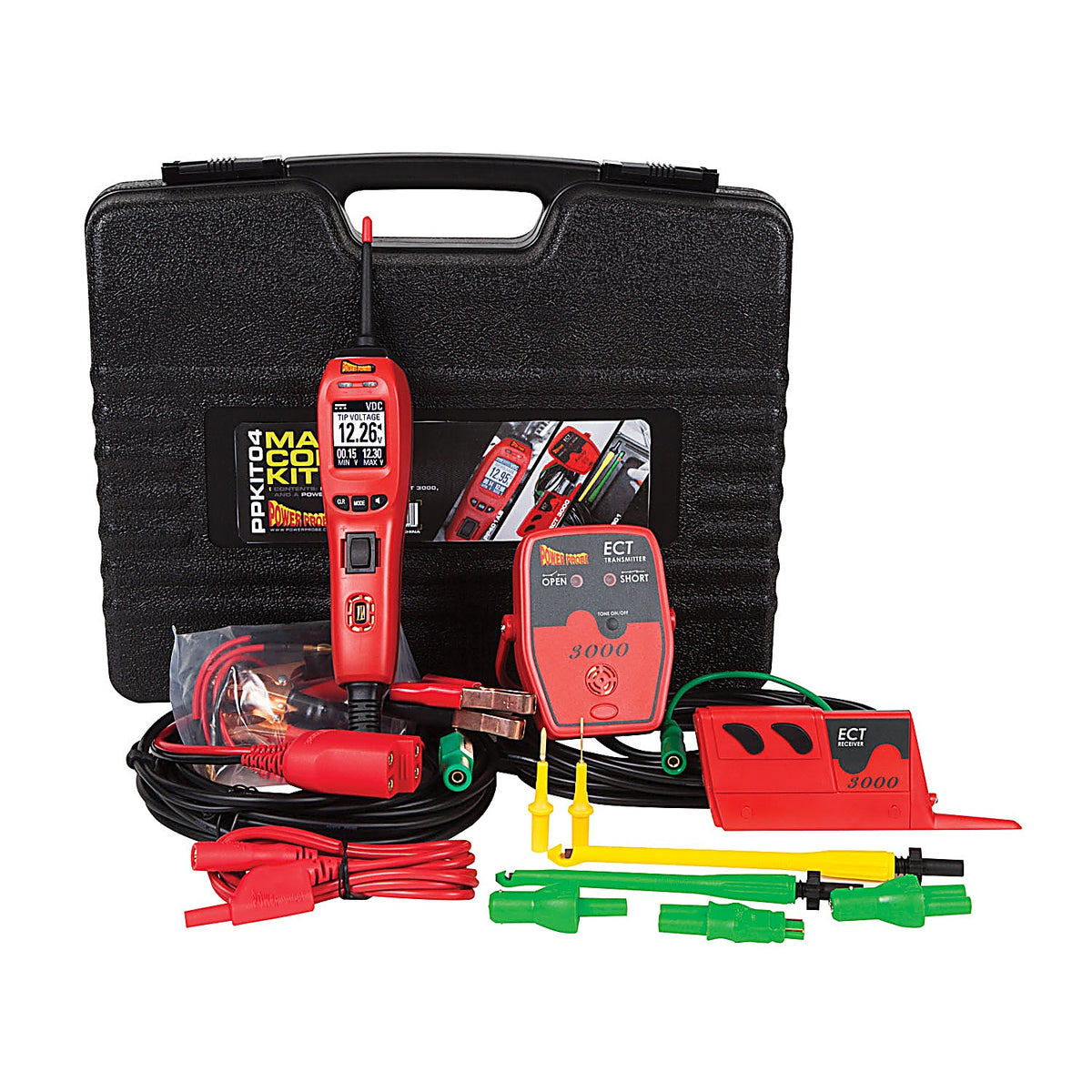 Power Probe - PPKIT04 - 4 Master Combo Kit, Red
