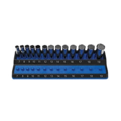 Mechanics Time Savers PSH38M-BLU 3/8IN Peg Socket Holder, metric, blue