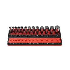 Mechanics Time Savers PSH38M-RED 3/8in. Peg Socket Holder, metric, red