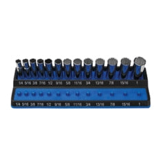 Mechanics Time Savers PSH38S-BLU 3/8in. Peg Socket Holder, SAE, blue