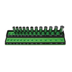 Mechanics Time Savers PSH50S-GRN 1/2in. Peg Socket Holder, SAE, green