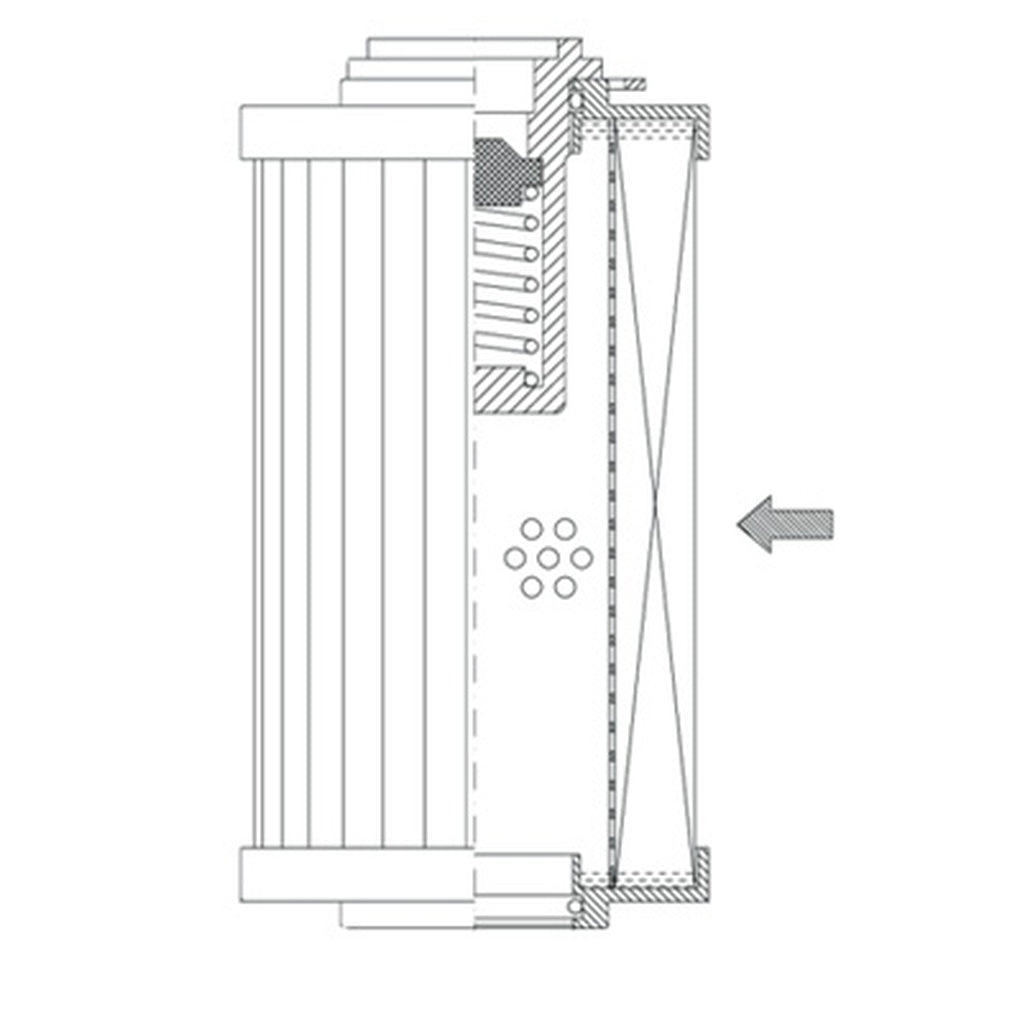WIX R17C10CB Cartridge Hydraulic Metal Canister Filter