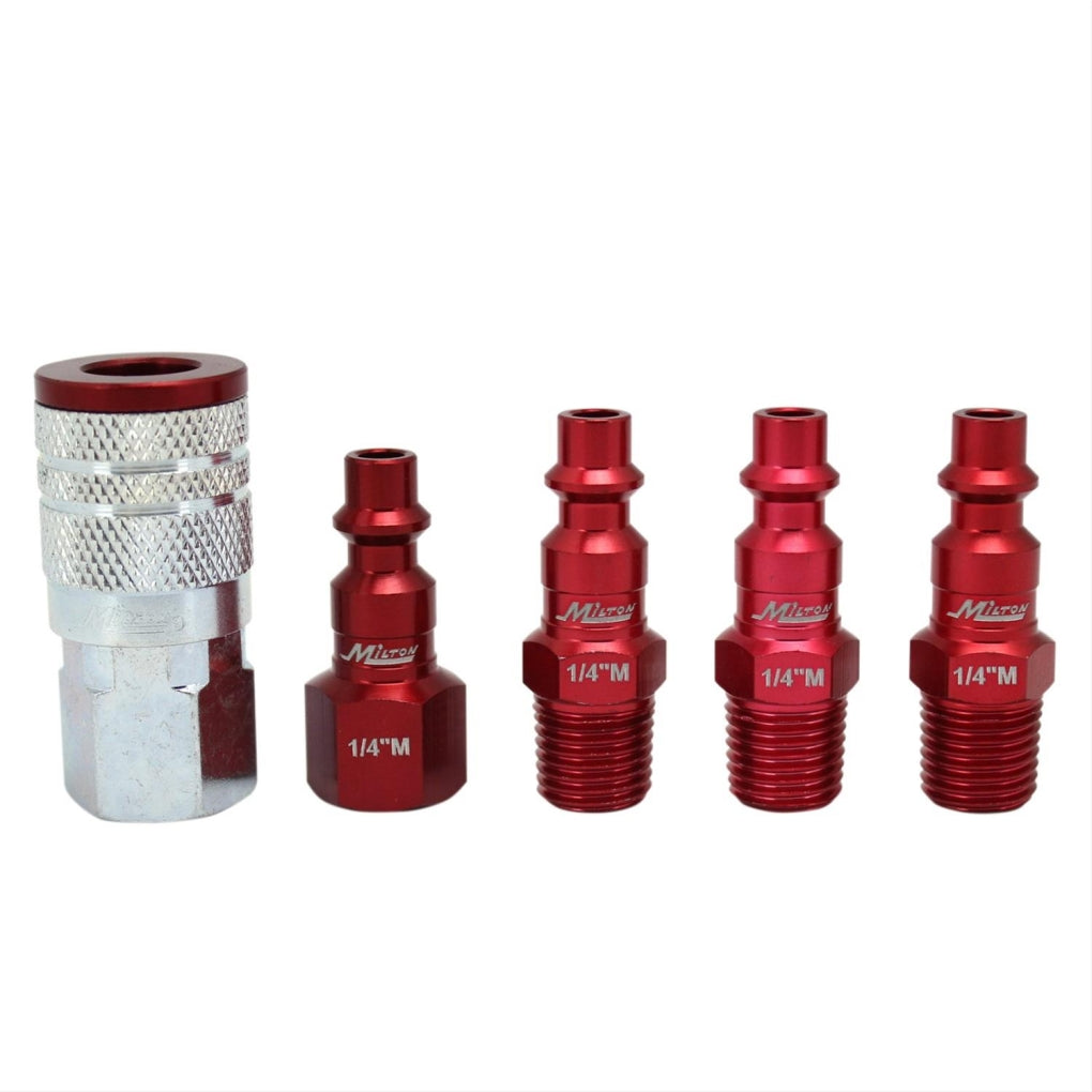 Milton S-305MKIT ColorFit Coupler & Plug Kit, (5-Piece)