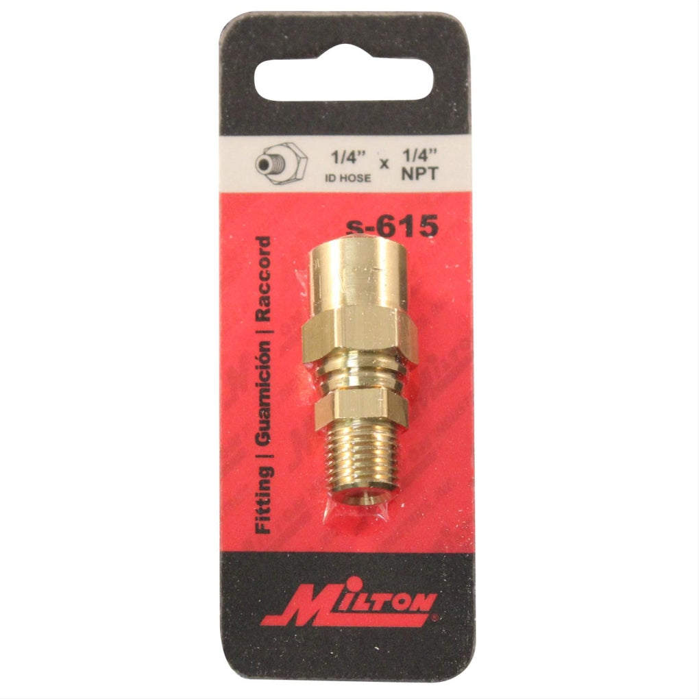 Milton S-615 Reusable Hose End, 1/4in. x 9/16in.