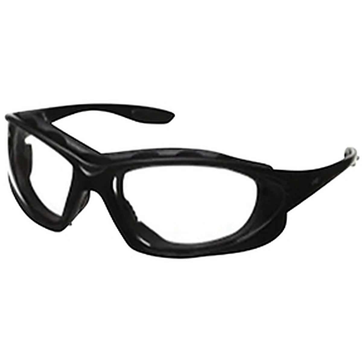 Uvex - S0600 - Safety Glasses Seismic Black Frame with Clear Hard Coat Lens and Headband