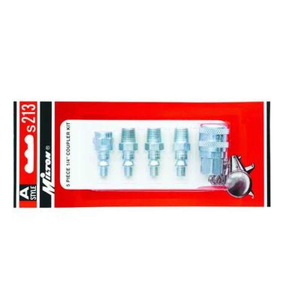 Milton S213 5 Piece A-Style Coupler Kit