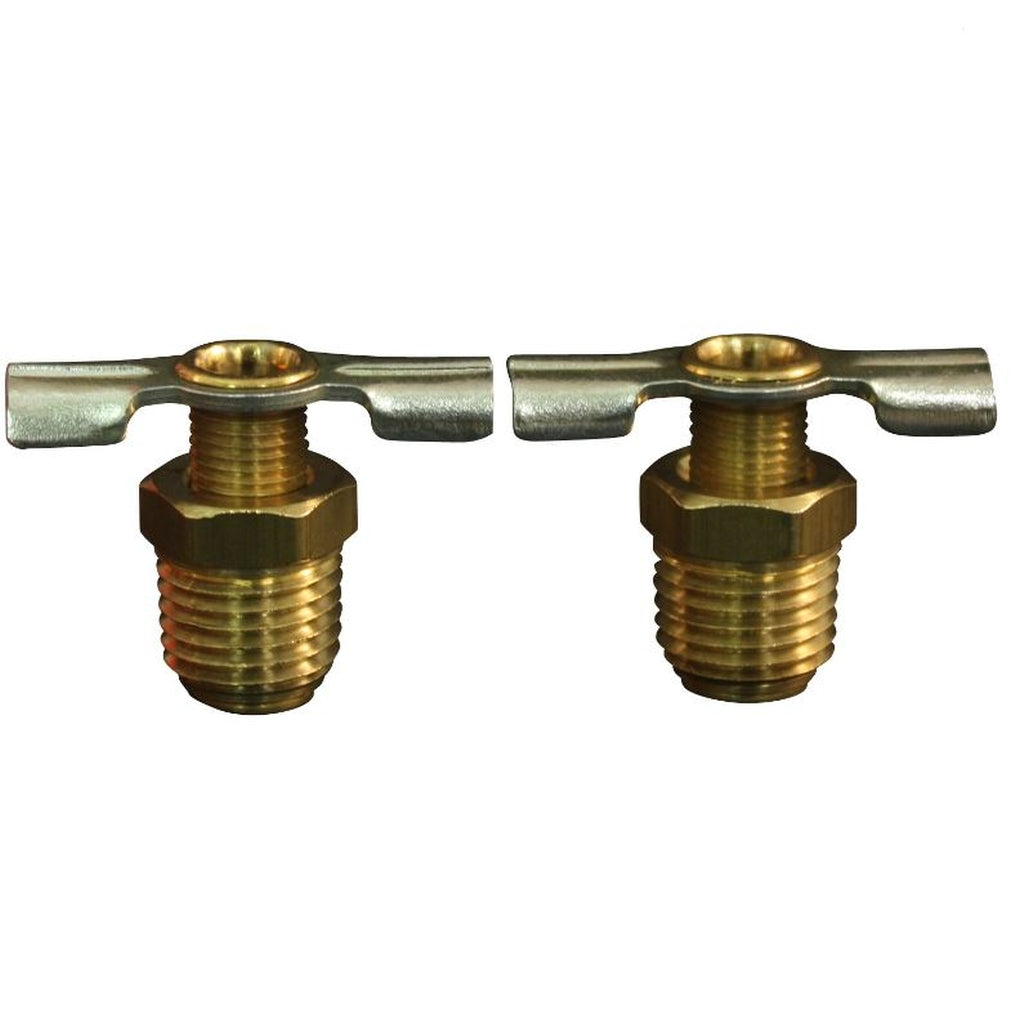 Milton S-614-4 1/4in. Drain Cock, 2/cd