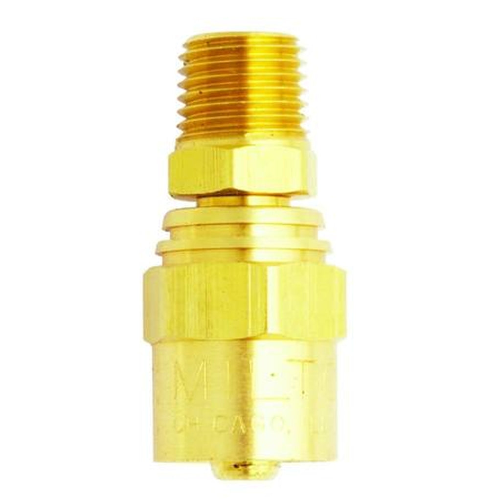 Milton S621 Reusable End, 1/4in. MNPT, Fits 3/8in. x 3/4in.
