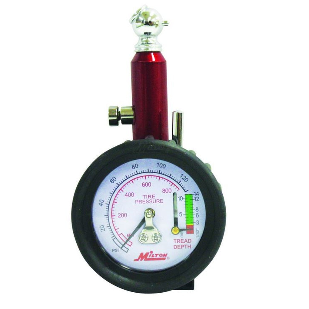 Milton S934 Single Dial Type Tire Gauge, 0-120 PSI