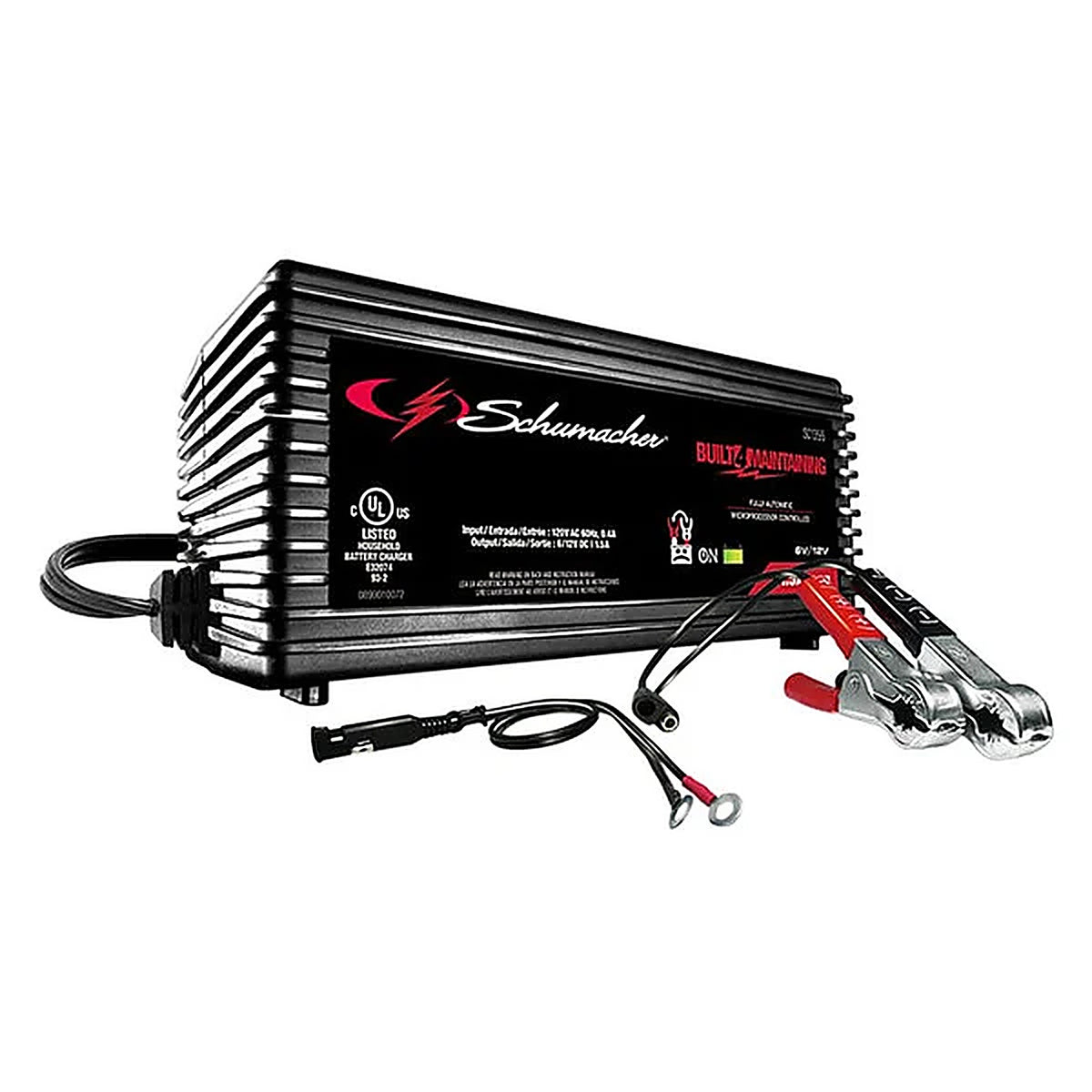 Schumacher SC1355 1.5A 6V/12V Fully Automatic Battery Maintainer